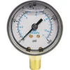 Pressure Gauge: 2" Dial, 160 psi, 1/4" Thread, NPT, Lower Mount