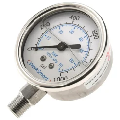 Pressure Gauge: 2-1/2