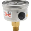 Pressure Gauge: 1-1/2" Dial, 60 psi, 1/8" Thread, NPT, Center Back Mount