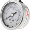 Pressure Gauge: 2" Dial, 60 psi, 1/4" Thread, NPT, Center Back Mount