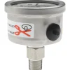 Pressure Gauge: 1-1/2" Dial, 100 psi, 1/8" Thread, NPT, Center Back Mount