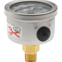 Pressure Gauge: 1-1/2" Dial, 3,000 psi, 1/8" Thread, NPT, Center Back Mount