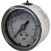 Pressure Gauge: 2" Dial, 100 psi, 1/4" Thread, NPT, Center Back Mount