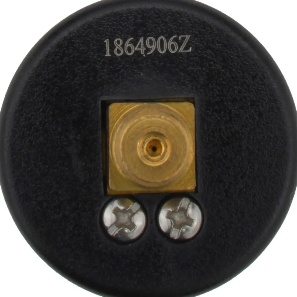 Pressure Gauge: 1-1/2" Dial, 15 psi, 1/8" Thread, NPT, Center Back Mount