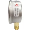 Pressure Gauge: 2-1/2" Dial, 5,000 psi, 1/4" Thread, NPT, Lower Mount