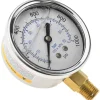 Pressure Gauge: 2-1/2" Dial, 1,000 psi, 1/4" Thread, NPT, Lower Mount