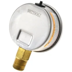 Pressure Gauge: 2" Dial, 200 psi, 1/4" Thread, NPT, Lower Mount