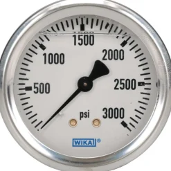 Pressure Gauge: 2-1/2