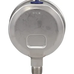 Pressure Gauge: 4" Dial, 0 to 100 psi, 1/2" Thread, NPT, Lower Mount