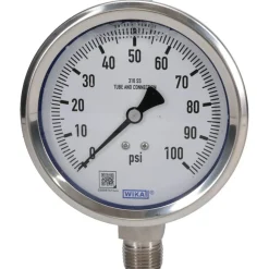 Pressure Gauge: 4
