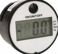 Pressure Gauge: 1-3/4" Dial, 0 to 145 psi, 1/4" Thread, NPT, Center Back Mount
