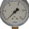 Pressure Gauge: 2-1/2" Dial, 0 to 15 psi, 1/4" Thread, NPT, Lower Mount