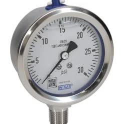 Pressure Gauge: 2-1/2