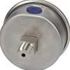 Pressure Gauge: 2-1/2" Dial, 0 to 3,000 psi, 1/4" Thread, NPT, Center Back Mount