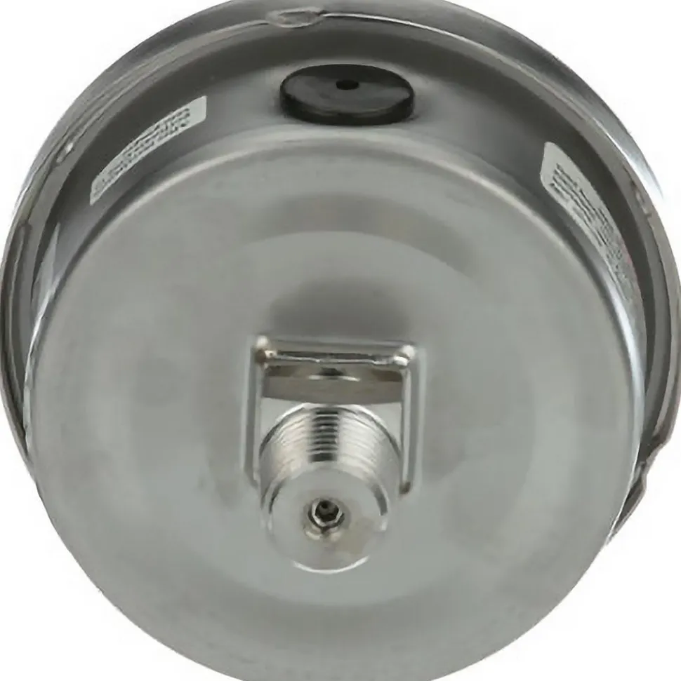 Pressure Gauge: 2-1/2" Dial, 0 to 100 psi, 1/4" Thread, NPT, Bottom Mount