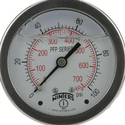 Pressure Gauge: 2-1/2