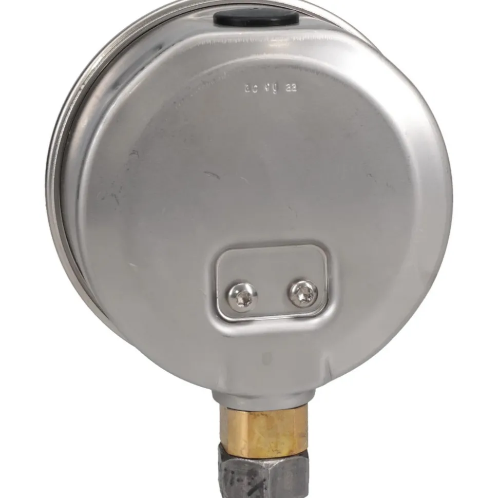 Pressure Gauge: 4" Dial, 0 to 10,000 psi, 1/4" Thread, NPT, Lower Mount