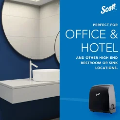 Pro Automatic Hard Roll Towel Dispenser, Black, for Blue Core Scott Pro Roll Towels, 12.66