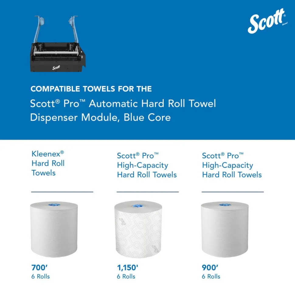 Pro Automatic Hard Roll Towel Dispenser Module Only, for Blue Core Scott Pro Roll Towels