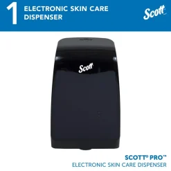 Pro High Capacity Automatic Skin Care Dispenser, Touchless Dispensing, Black, 1.2 L Capacity, 7.29