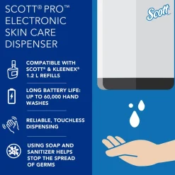 Pro High Capacity Automatic Skin Care Dispenser, Touchless Dispensing, Black, 1.2 L Capacity, 7.29