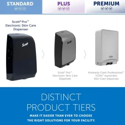Pro High Capacity Automatic Skin Care Dispenser, Touchless Dispensing, Black, 1.2 L Capacity, 7.29