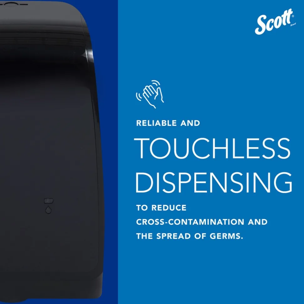 Pro High Capacity Automatic Skin Care Dispenser, Touchless Dispensing, Black, 1.2 L Capacity, 7.29" x 11.69" x 4.0"