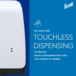 Pro High Capacity Automatic Skin Care Dispenser, Touchless Dispensing, White, 1.2 L Capacity, 7.29