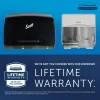 Pro High Capacity Coreless Standard Roll Toilet Paper Dispenser, 4 Roll Capacity, Black, 11.25" x 12.75" x 6.19"