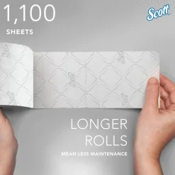 Pro Paper Core High-Capacity Standard Roll Toilet Paper with Elevated Design, 2-Ply, White