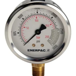 3,000 psi Glycerine-Filled Hydraulic Pressure Gauge
