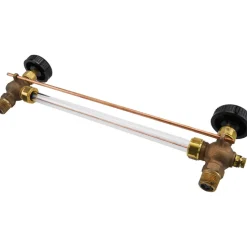 400 psi Working Pressure, 200 Max psi, Bronze Liquid Level Gage Glass