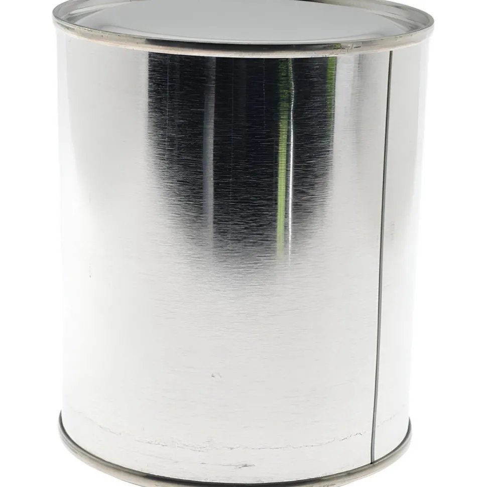 1 pt Round Tin Can with Lid