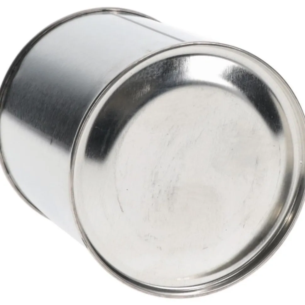 1/2 pt Round Tin Can with Lid