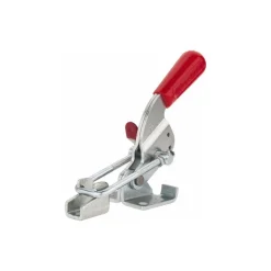 Pull-Action Latch Clamp: Horizontal, 720 lb, U-Hook, Flanged Base