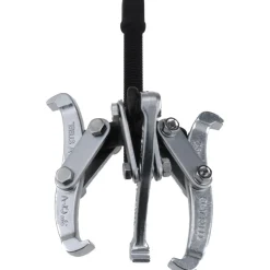 Pullers & Separators; Type: Standard Puller; Gear Puller; Applications: Gears; Application: Gears; Maximum Spread (Inch): 4; Minimum Spread (Decimal Inch): 1.6; Number Of Jaws: 3; Reach (Inch): 2-1/2; Overall Length (Inch): 5-7/64; Center Bolt Dia: 0.400; Center Bolt Length: 4.900