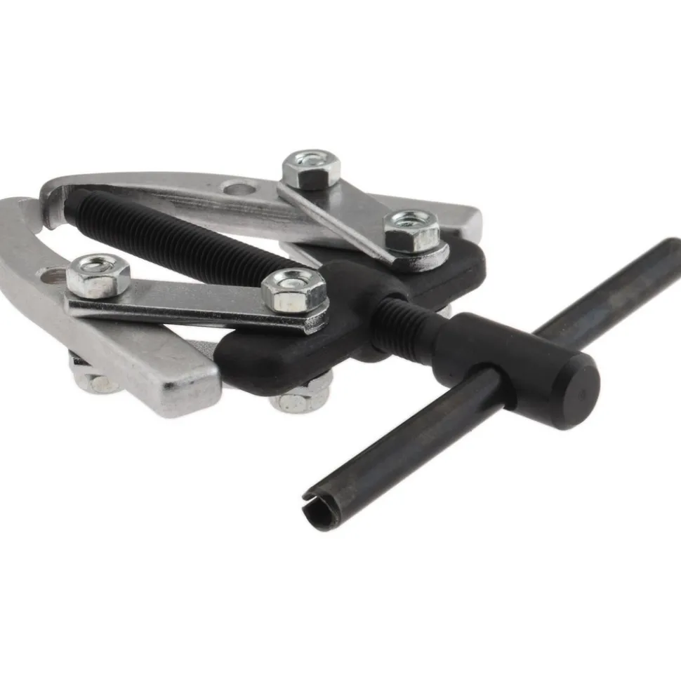 Pullers & Separators; Type: Standard Puller; Gear Puller; Applications: Gears; Application: Gears; Maximum Spread (Inch): 4; Minimum Spread (Decimal Inch): 1.6; Number Of Jaws: 2; Reach (Inch): 2-1/2; Overall Length (Inch): 5-7/64; Center Bolt Dia: 0.400; Center Bolt Length: 4.900