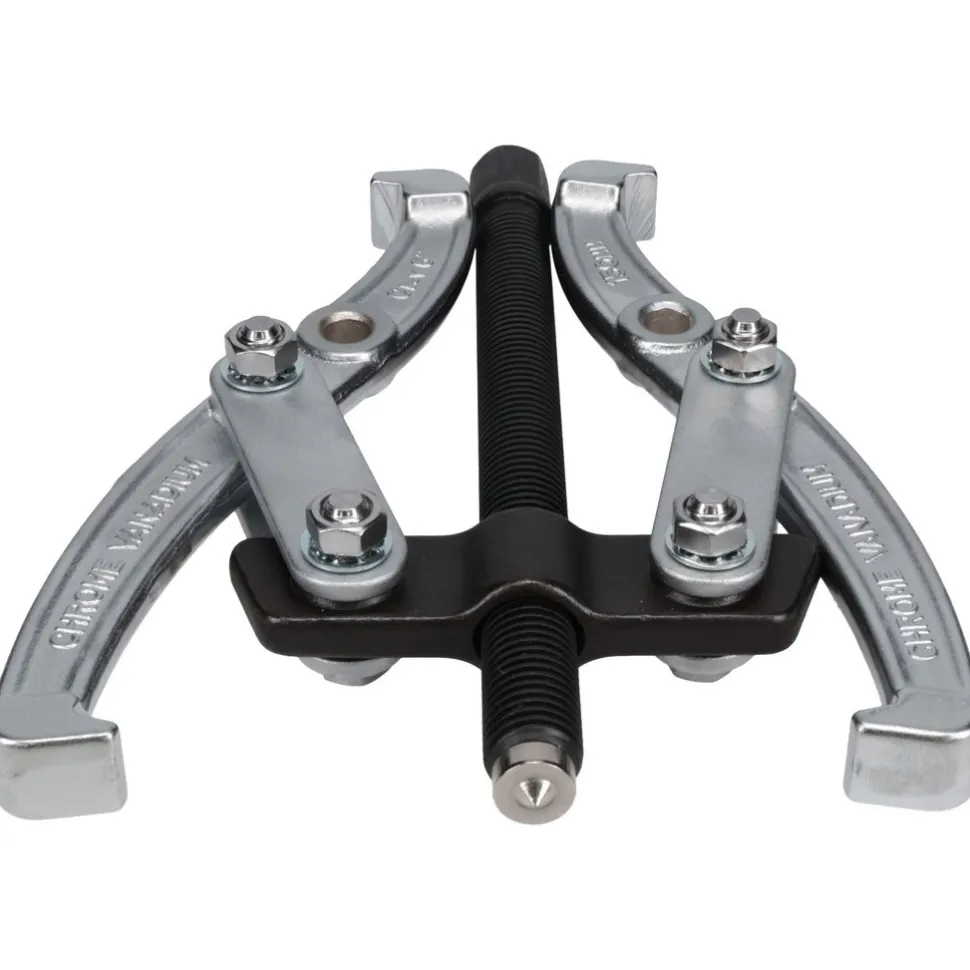 Pullers & Separators; Type: Standard Puller; Gear Puller; Applications: Gears; Application: Gears; Maximum Spread (Inch): 8; Minimum Spread (Decimal Inch): 2.4; Number Of Jaws: 2; Reach (Inch): 3-1/2; Overall Length (Inch): 7-1/2; Center Bolt Dia: 0.600; Center Bolt Length: 6.900