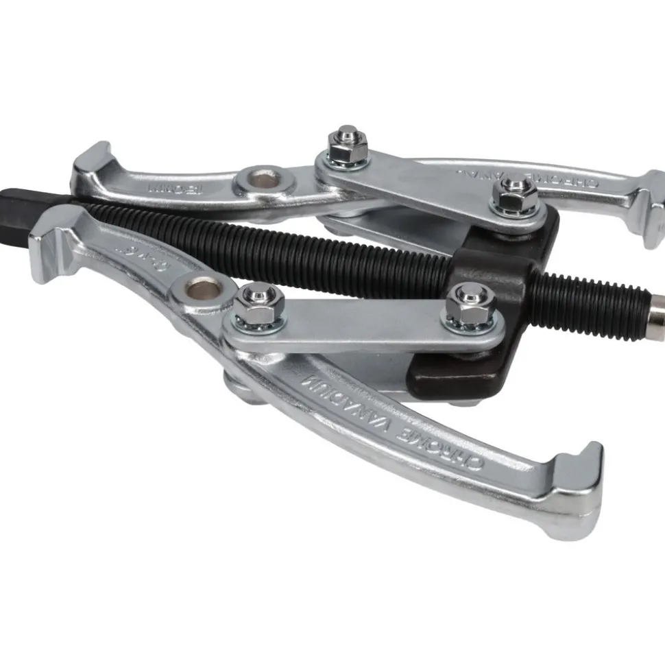 Pullers & Separators; Type: Standard Puller; Gear Puller; Applications: Gears; Application: Gears; Maximum Spread (Inch): 8; Minimum Spread (Decimal Inch): 2.4; Number Of Jaws: 2; Reach (Inch): 3-1/2; Overall Length (Inch): 7-1/2; Center Bolt Dia: 0.600; Center Bolt Length: 6.900