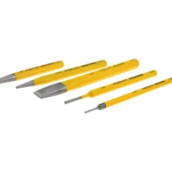 Punch & Chisel Set: 12 Pc, 3/8 - 5/8