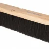 Push Broom: 24" Wide, Dyed Coco Center with Horsehair & PVC Mix Border