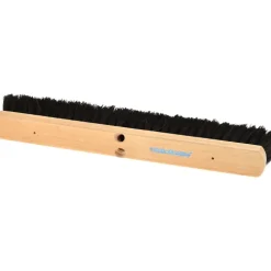 Push Broom: 24" Wide, Horsehair Bristle