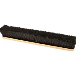 Push Broom: 24" Wide, Horsehair Bristle