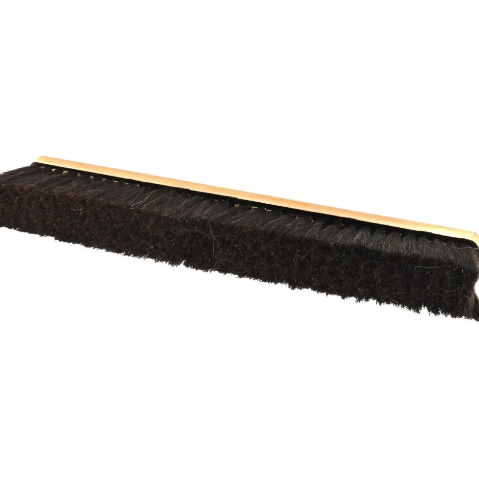 Push Broom: 24" Wide, Horsehair Bristle