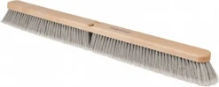 Push Broom: 36" Wide, Polypropylene Bristle