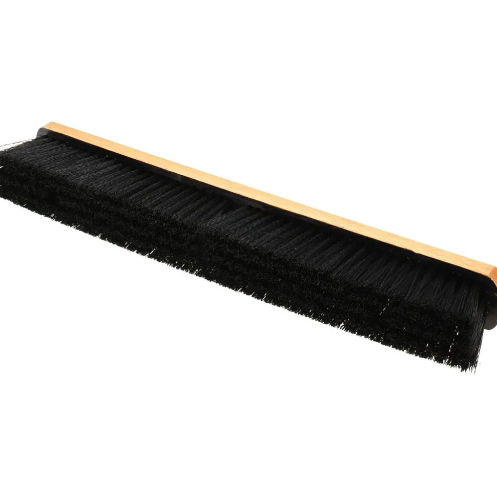 Push Broom: 24" Wide, Polypropylene Bristle