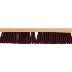 Push Broom: 18" Wide, Polypropylene Bristle