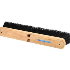 Push Broom: 18" Wide, Polypropylene Bristle