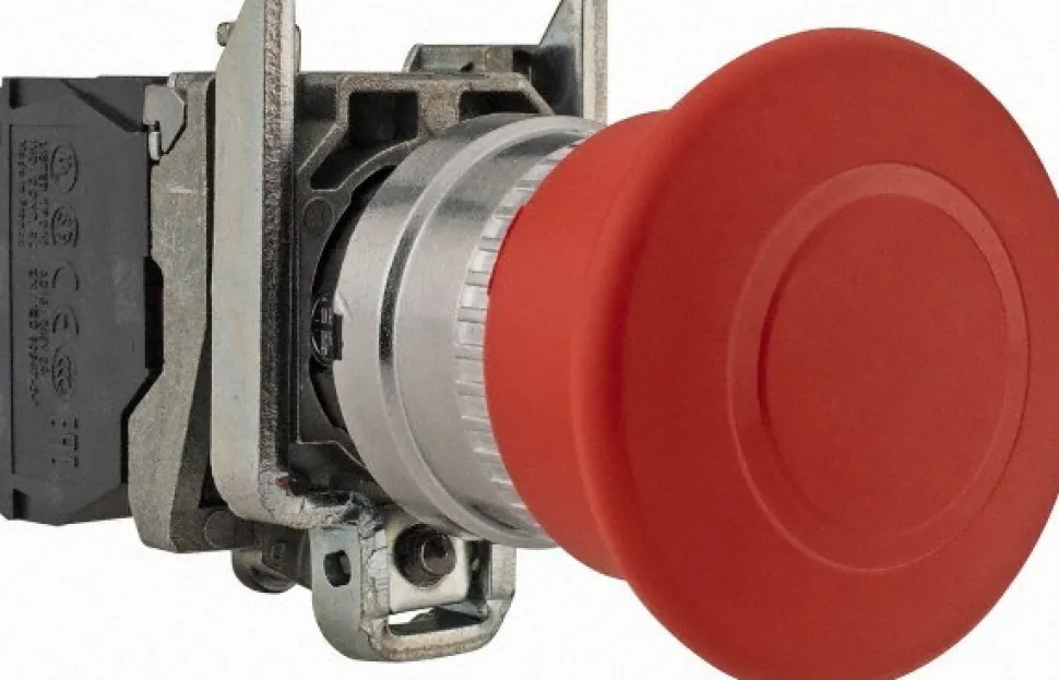 Push-Button Switch: 22 mm Mounting Hole Dia, Trigger Action