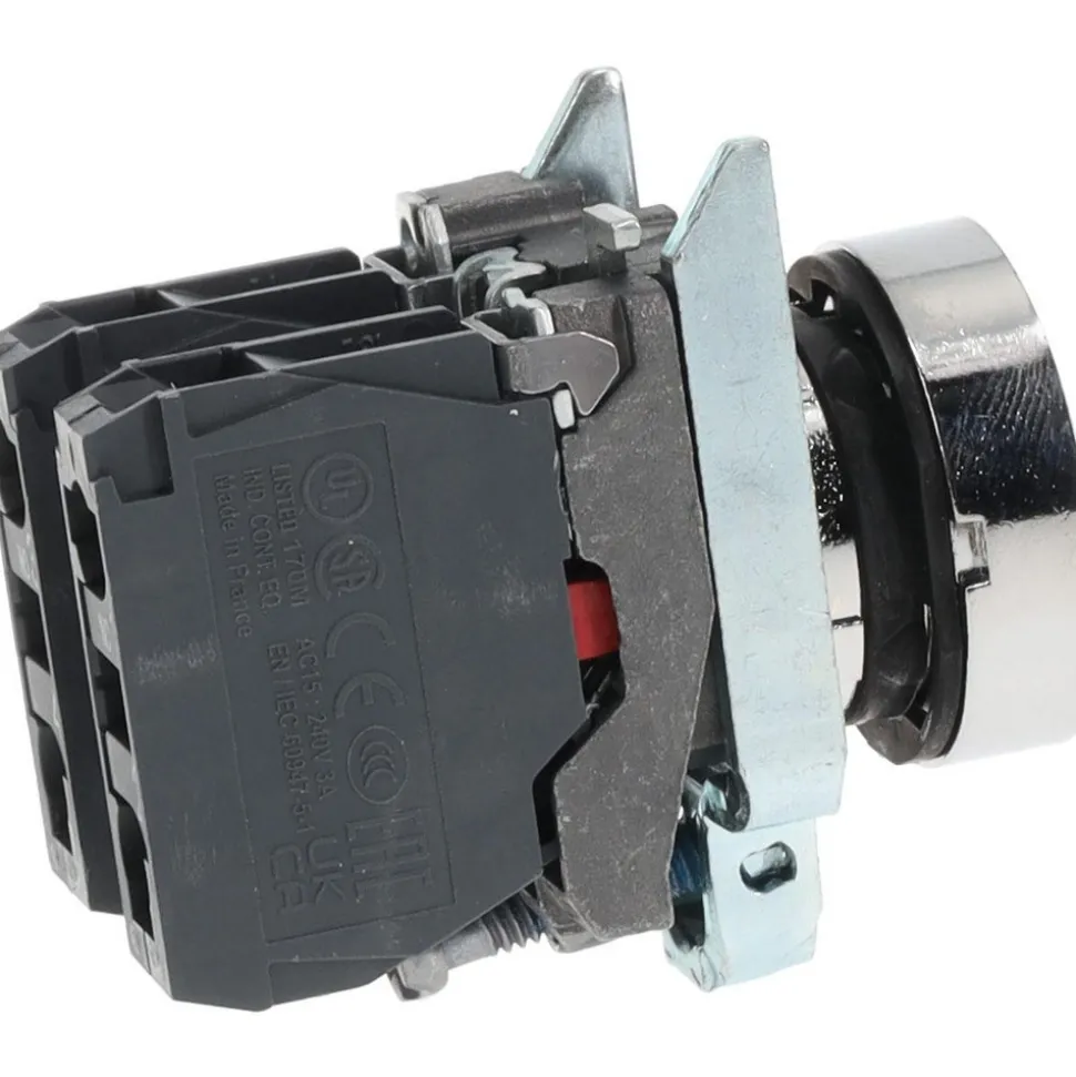 Push-Button Switch: 22 mm Mounting Hole Dia, Momentary (MO)